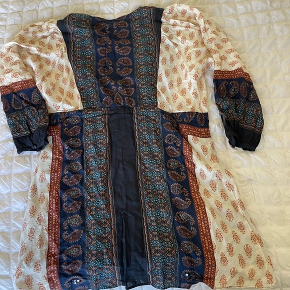 Bohemian Paisley Tunic Dress - Picture 8 of 8